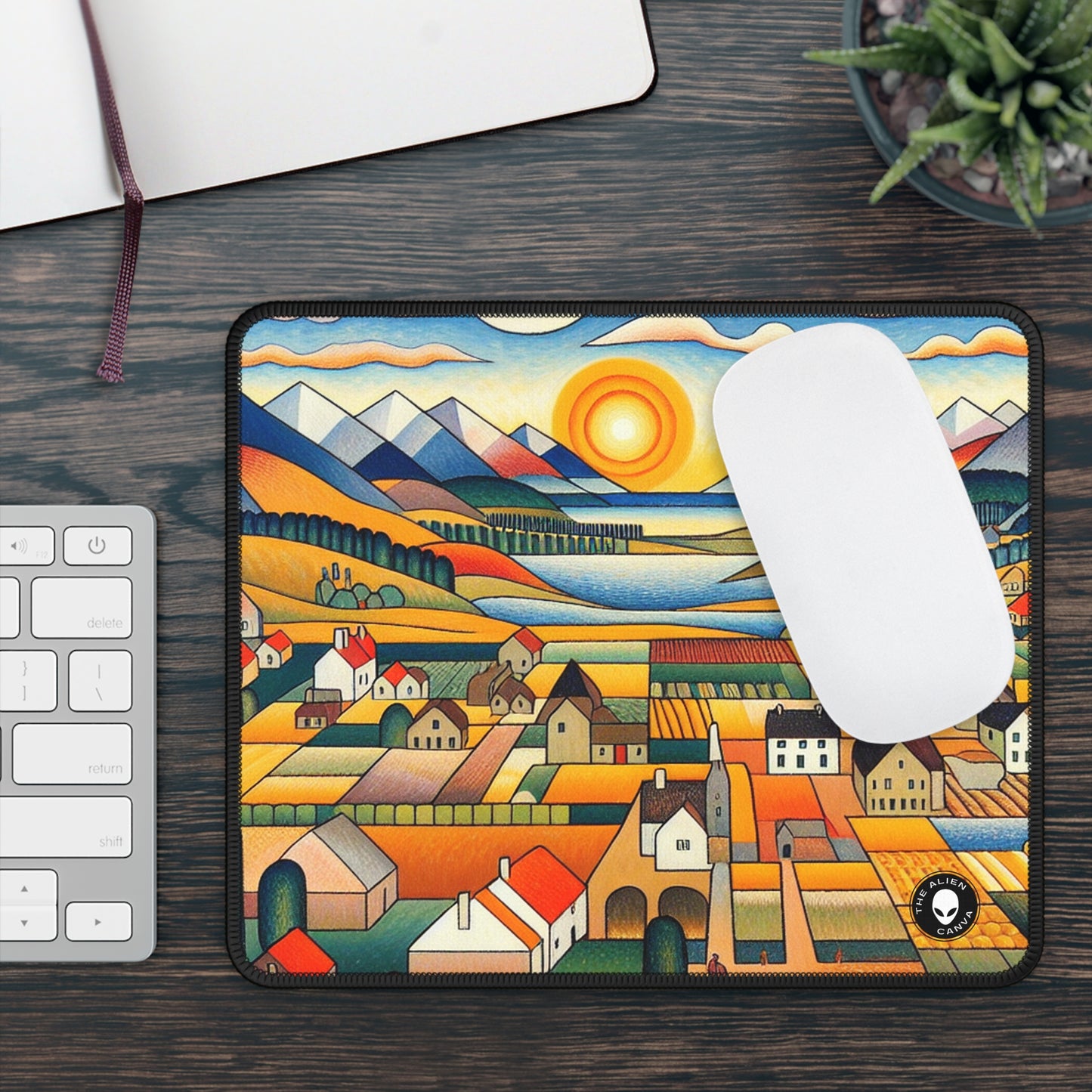 "Primal Paradise: Una vibrante celebración en la jungla" - The Alien Gaming Mouse Pad Primitivismo