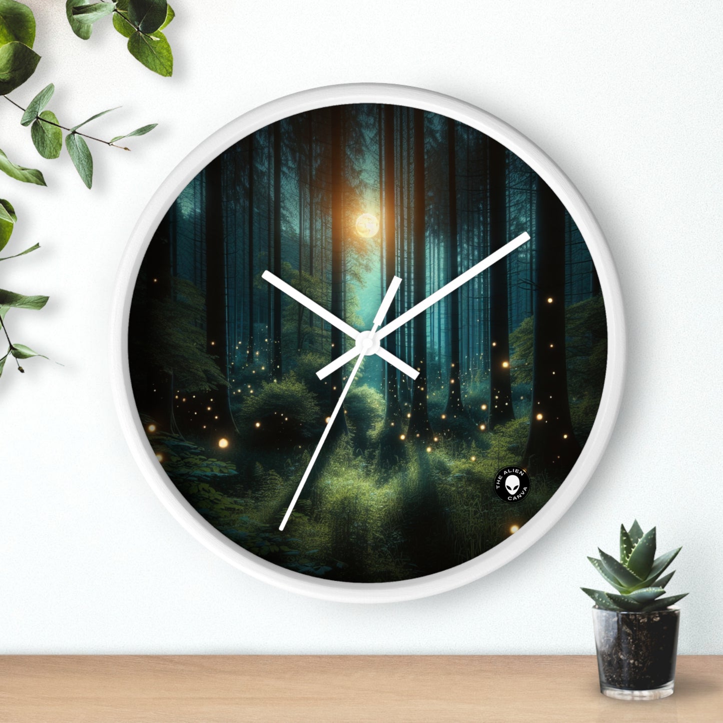 "Enchanted Night" - The Alien Wall Clock