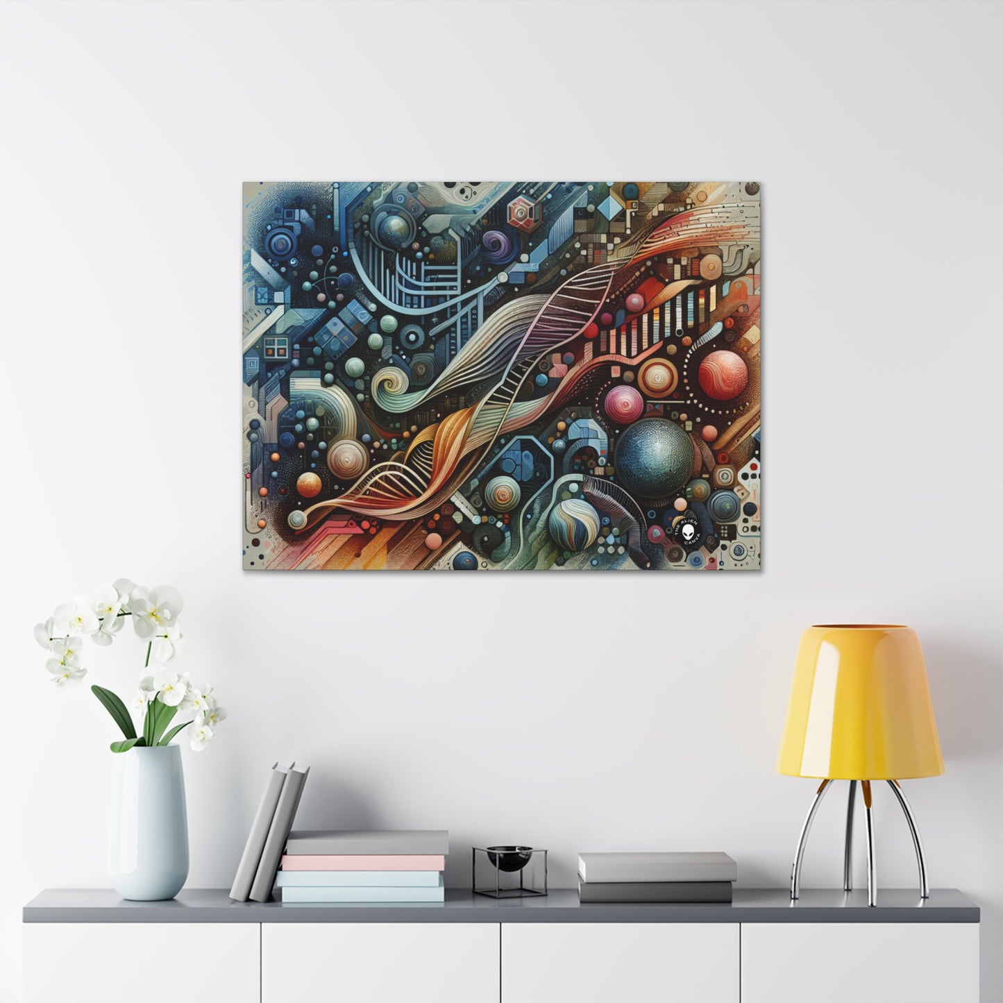 "Bio-Futurism: Butterfly Wing Inspired Art" - The Alien Canva Bio Art