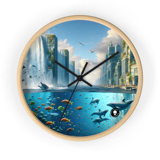 "City of Atlantis: Imagination Unleashed" - The Alien Wall Clock