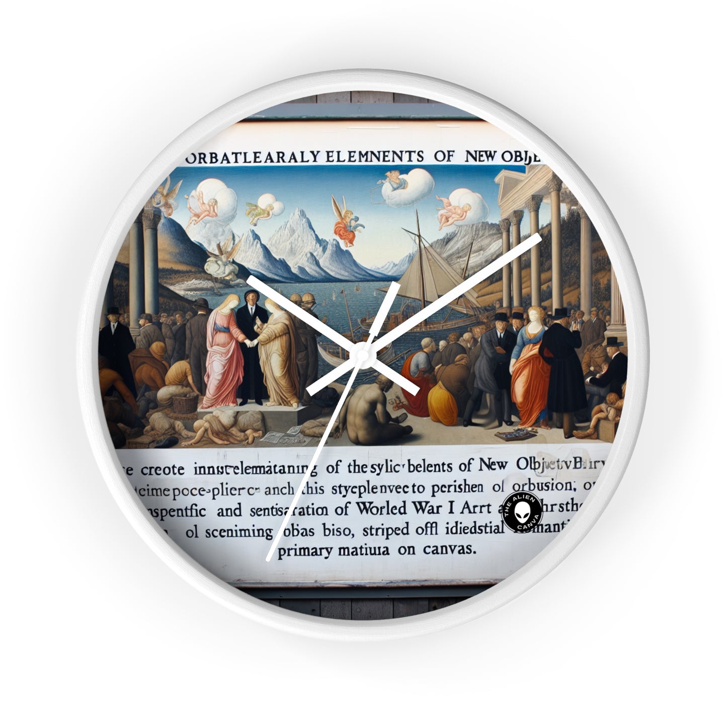 "Minimalist Object: A Study in New Objectivity" - The Alien Wall Clock New Objectivity