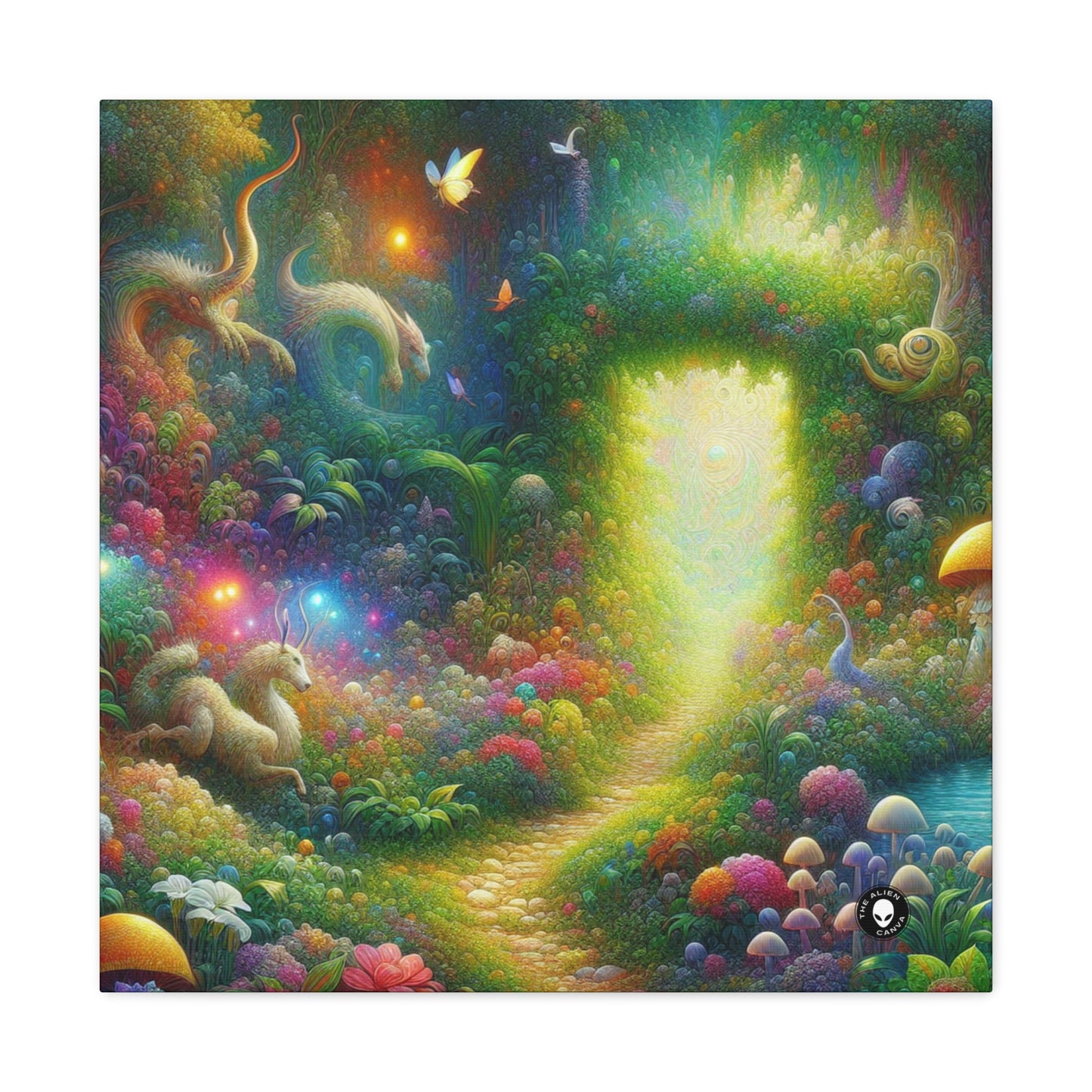 "Mystical Garden of Enchantment" - The Alien Canva