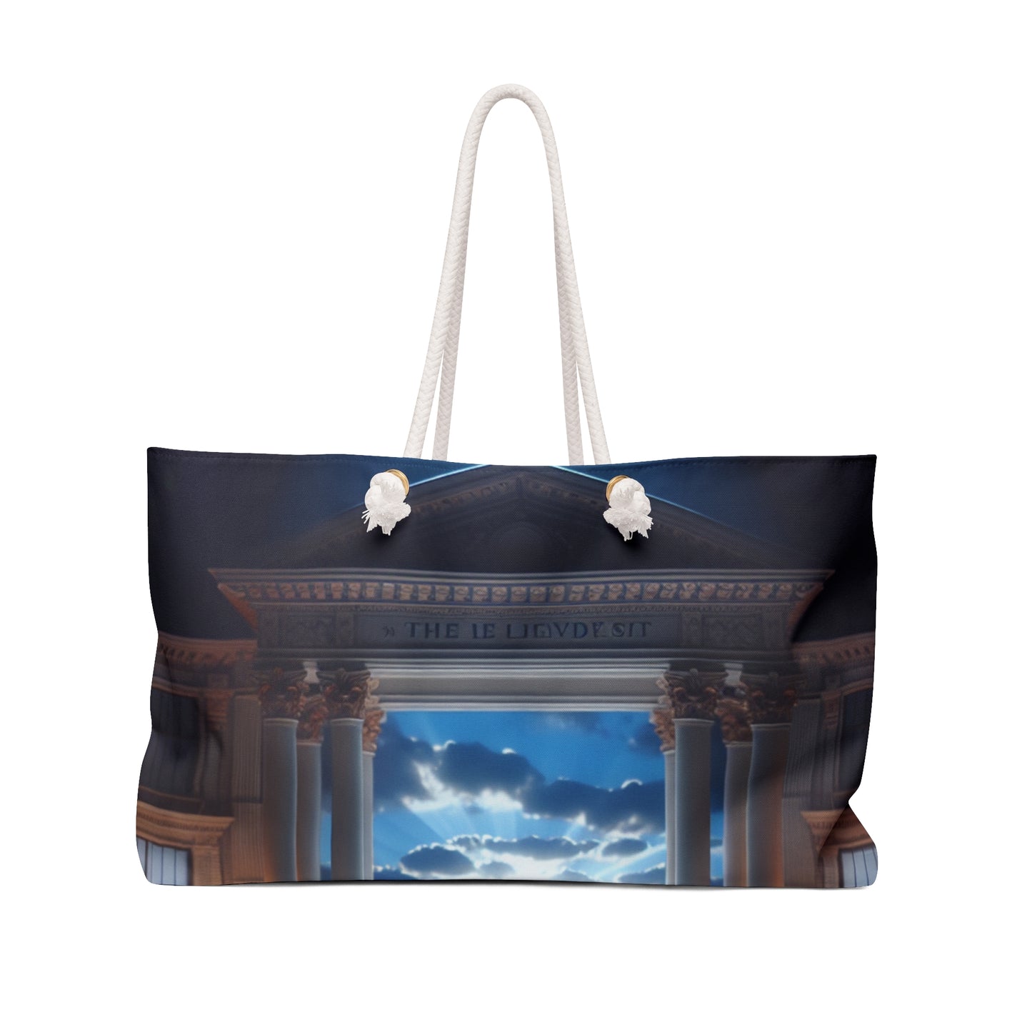 Title: "Ocean Symphony: A Photorealistic Ode to the Crashing Waves" - The Alien Weekender Bag Photorealism