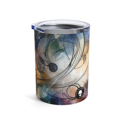 "Viaje emocional abstracto" - The Alien Tumbler 10oz Expresionismo abstracto