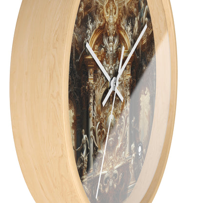 "Baroque Banquet: A Feast of Opulence" - The Alien Wall Clock Baroque