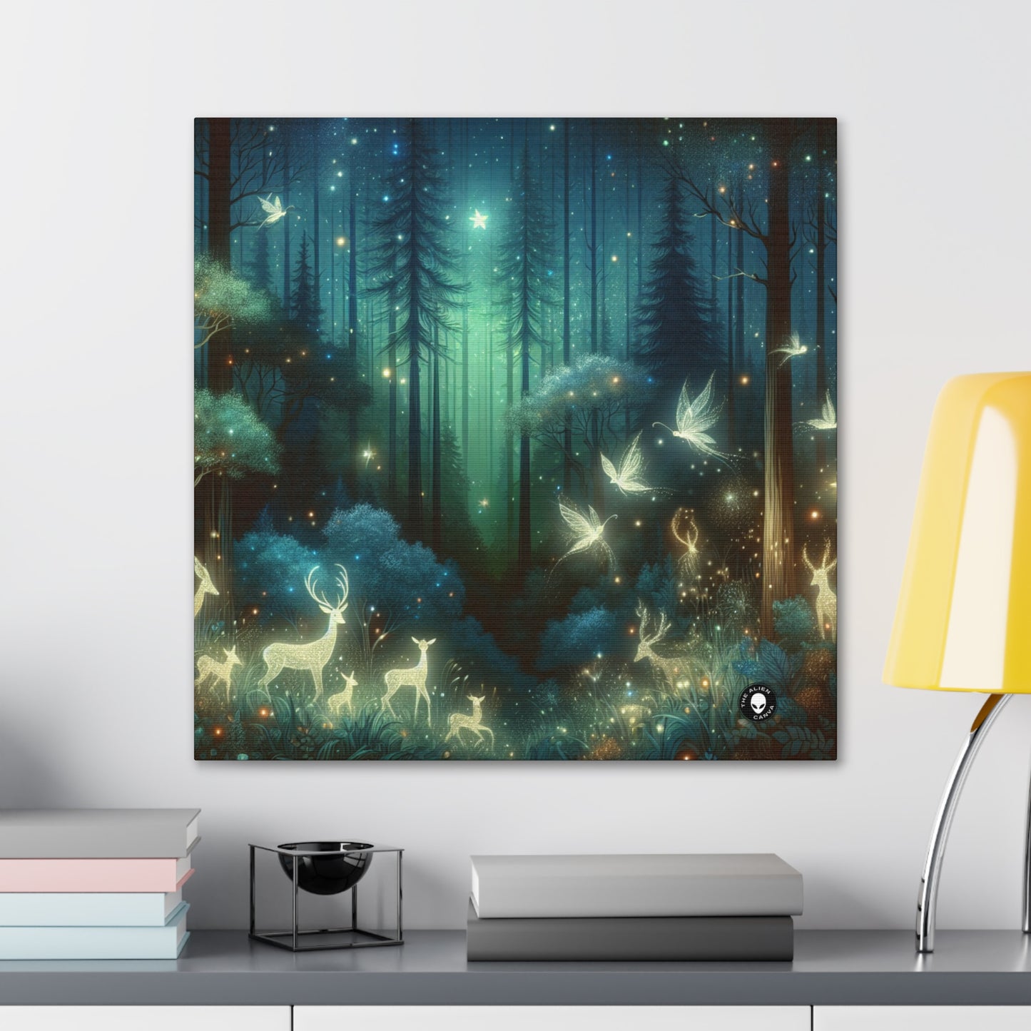 "Enchanted Night in the Whispering Woods" - The Alien Canva