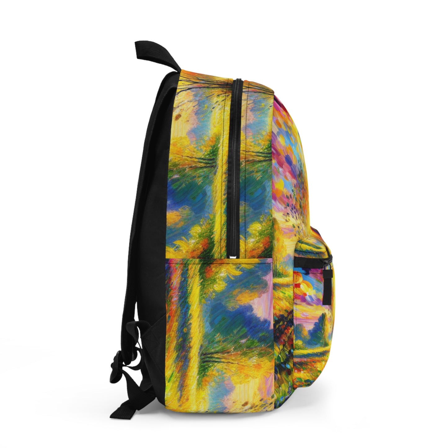 "Vibrant Springtime Sky" - The Alien Backpack Fauvism Style