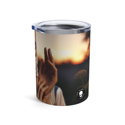 "Glow of the Golden Sunset" - The Alien Tumbler 10oz Romantisme