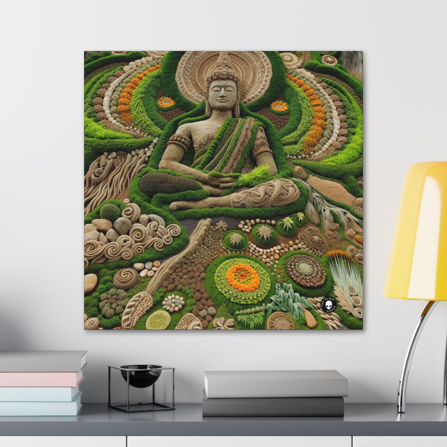 "Forest Mandala: A Harmony of Nature" - The Alien Canva Earth Art