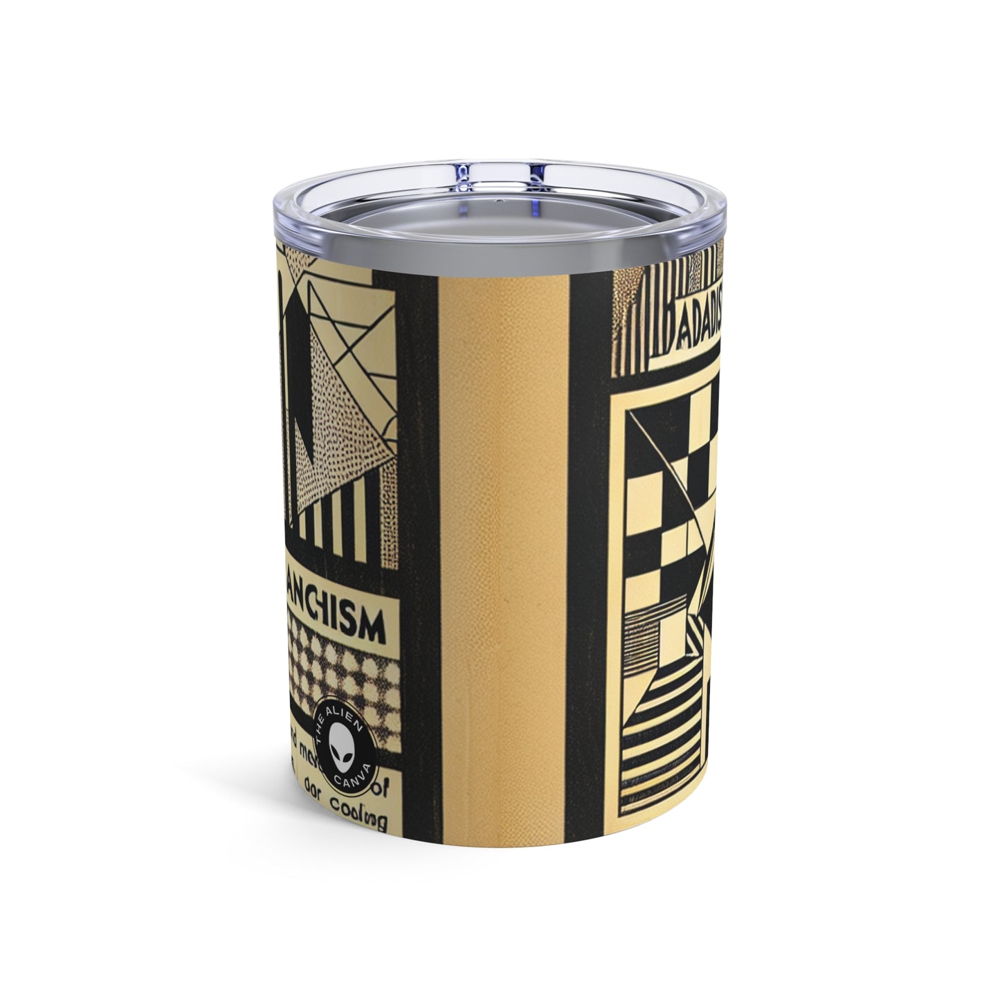 "Dadaist Dreamscape: A Surreal Digital Collage Ensemble" - The Alien Tumbler 10oz Dadaism