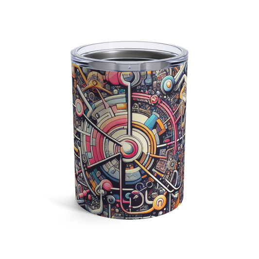 "Connection Points: Exploring Human Interactions in Public Spaces" - The Alien Tumbler 10oz Relational Art
