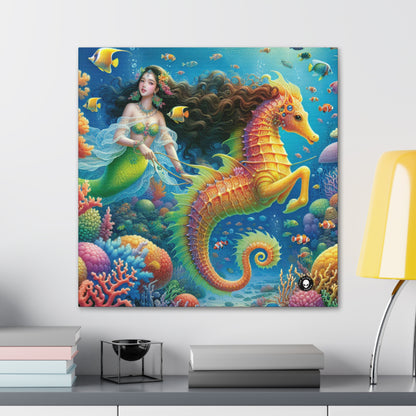 "Mermaid's Magical Coral Ride" - The Alien Canva