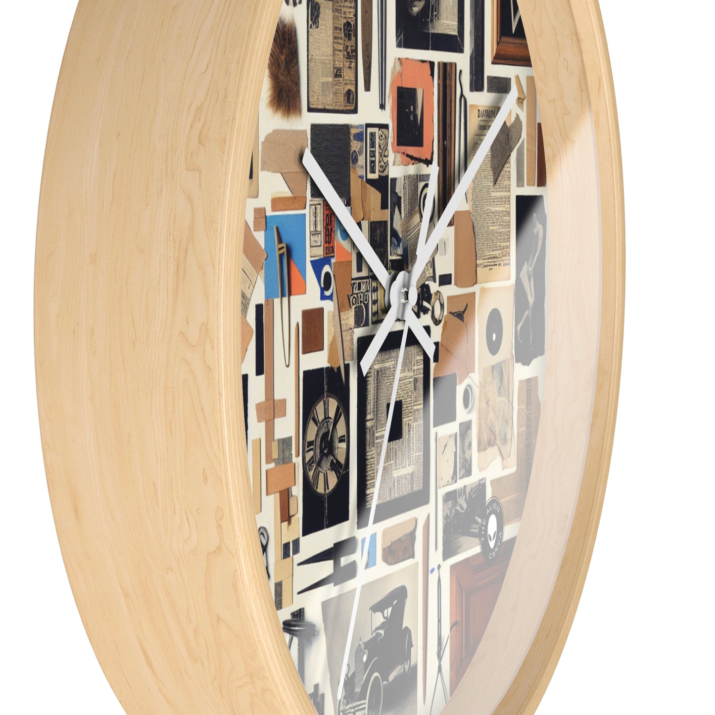 "Chaos in Modernity: A Journey to Meaning" - The Alien Wall Clock Dadaism