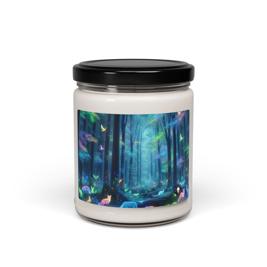 "Enchanted Rainbow Forest" - The Alien Scented Soy Candle 9oz