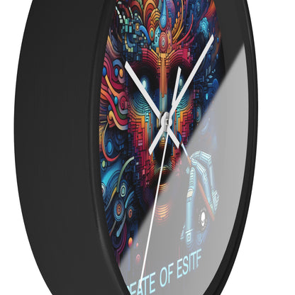 "Enchanted Forest: A Digital Art Masterpiece" - The Alien Wall Clock Digital Art