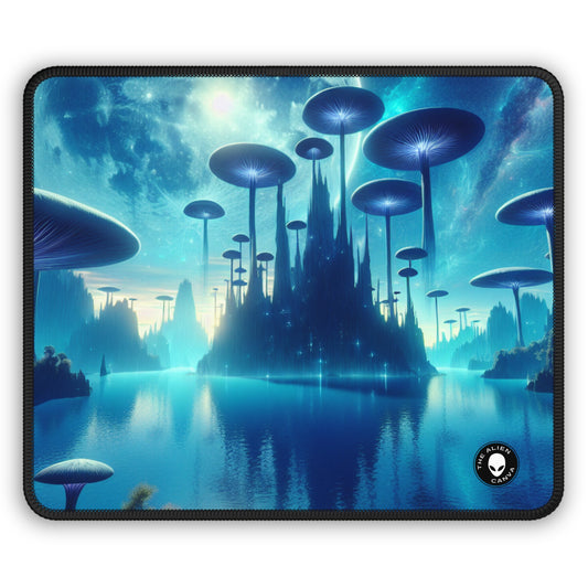 « Moonlit Mushroom Lake » – Le tapis de souris de jeu Alien