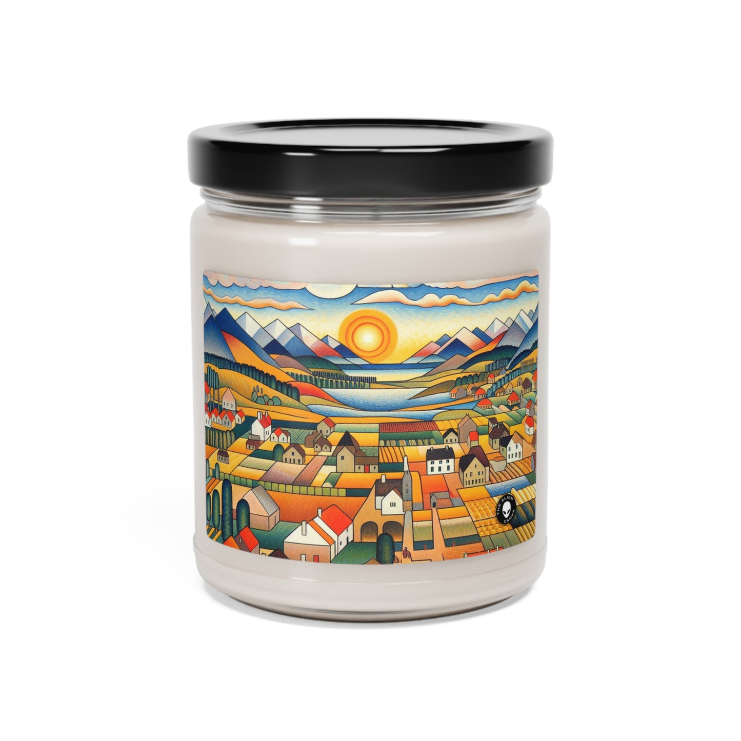 "Primal Paradise: A Vibrant Jungle Celebration" - The Alien Scented Soy Candle 9oz Primitivism