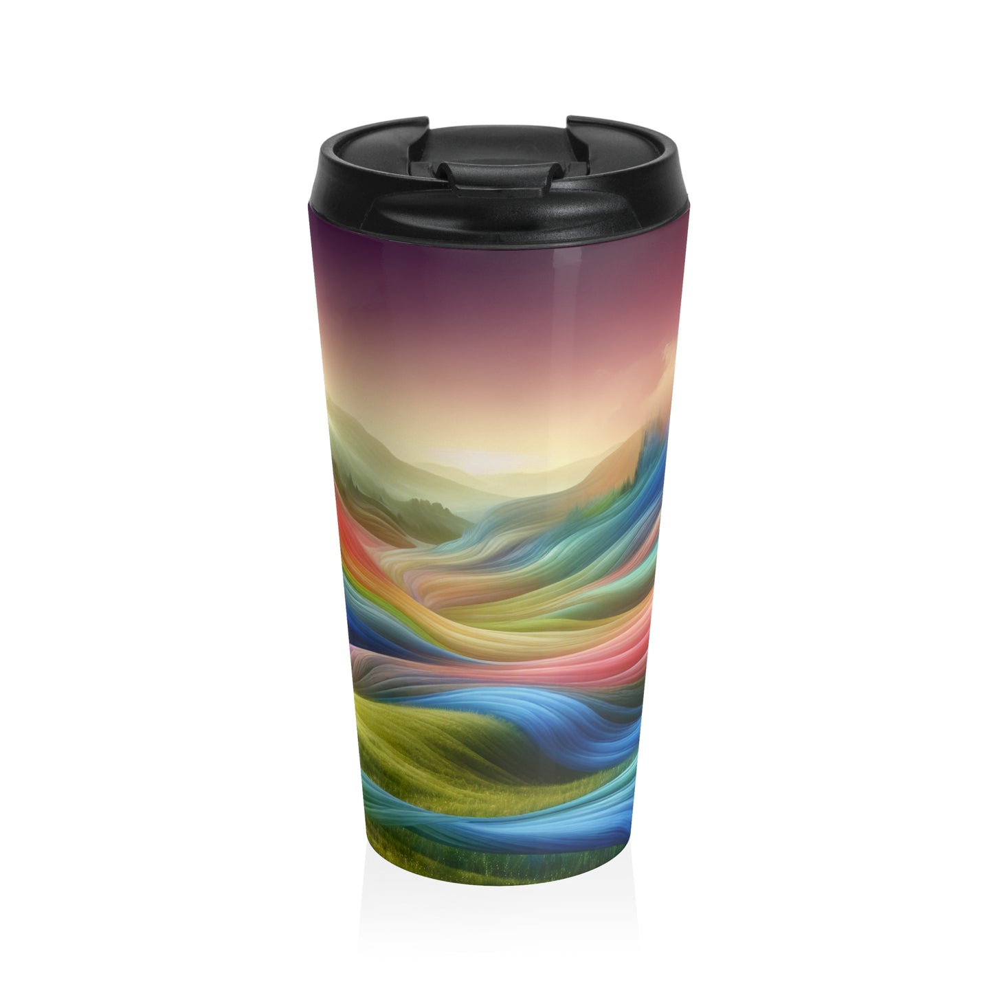 "Emotionally Charged Dreamscape" - The Alien Stainless Steel Travel Mug