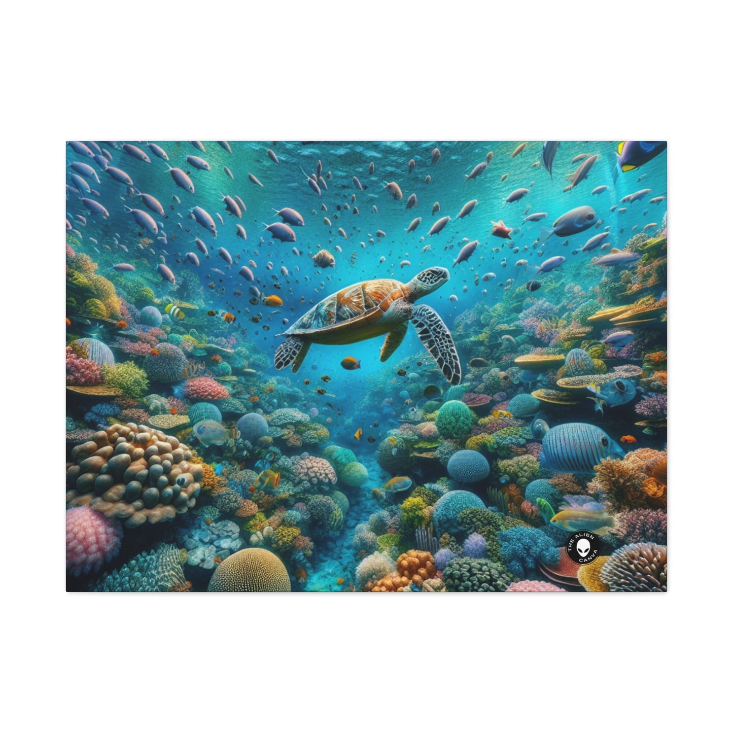 "Beneath the Surface: An Underwater Wonderland" - The Alien Canva