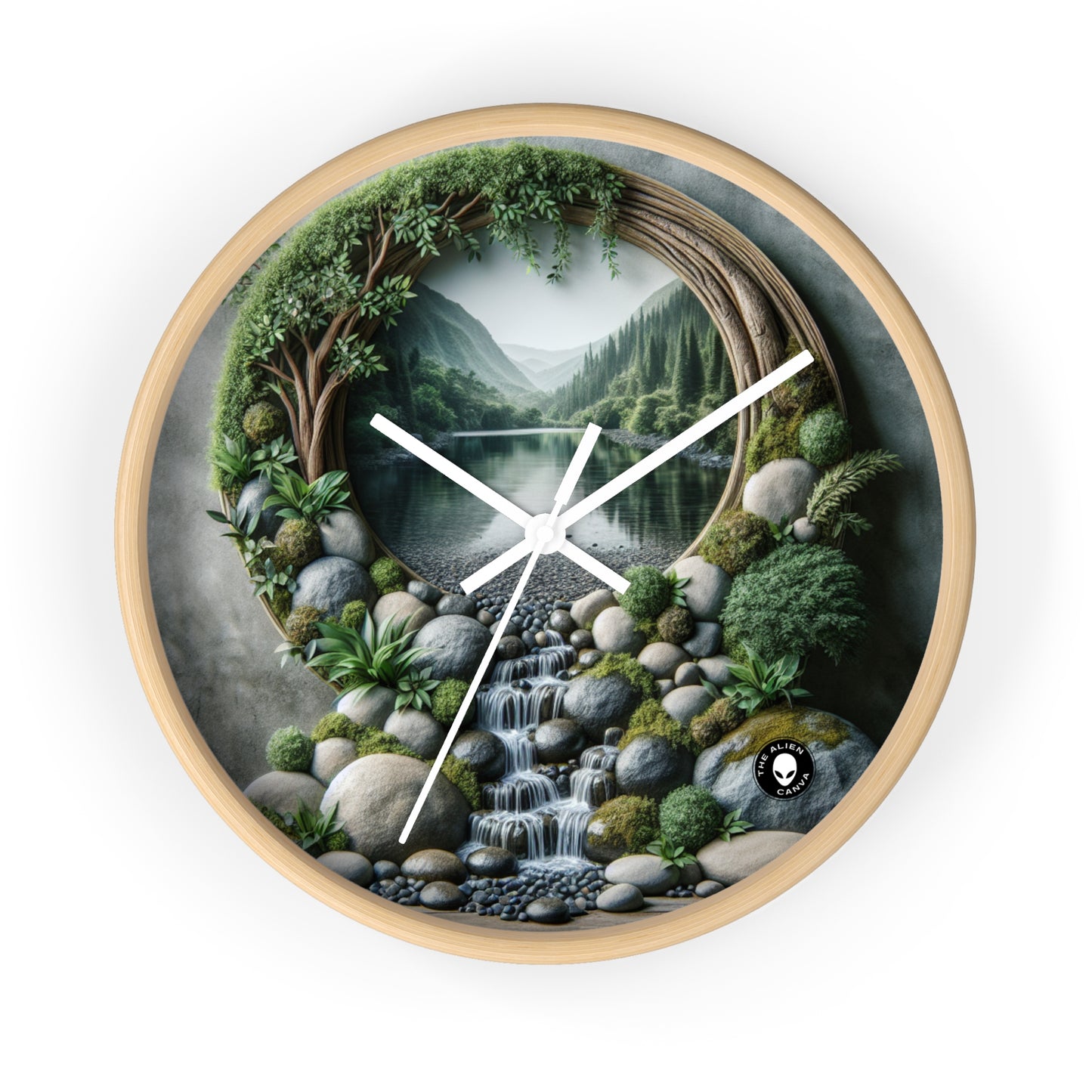 "Eco-Unity: A Multi-Sensory Sculptural Journey" - The Alien Wall Clock Environmental Sculpture