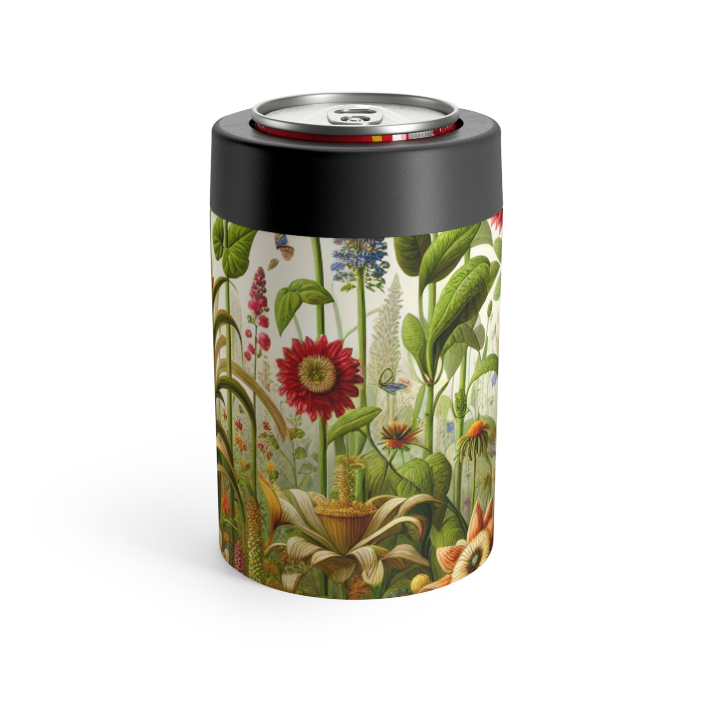 "Enchanted Garden: A Whimsical Scene" - The Alien Can Holder