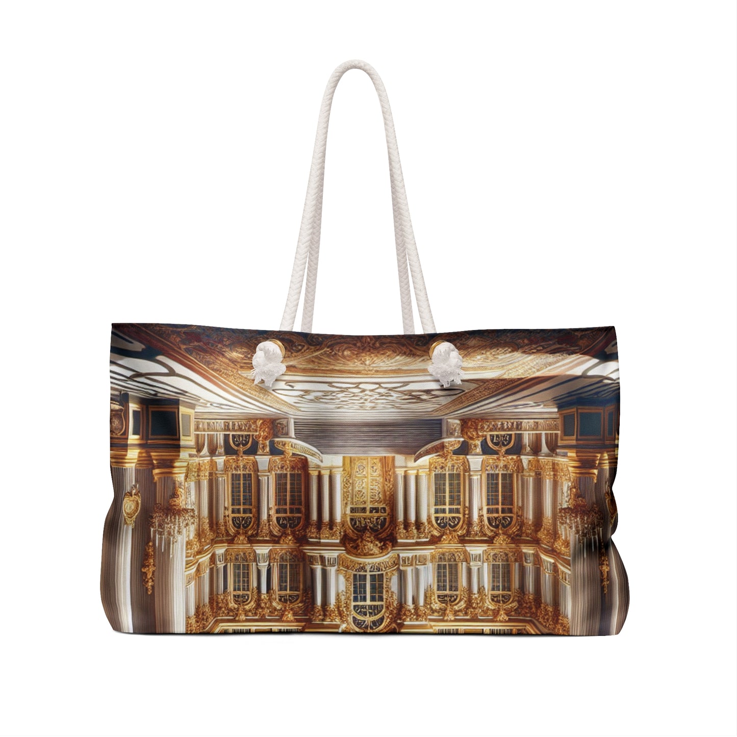 "Regal Splendor: A Gold-Plated Baroque Palace" - The Alien Weekender Bag Baroque Style