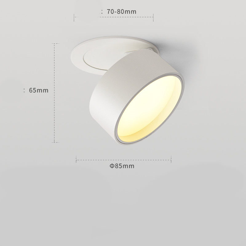 Luz empotrada en el techo