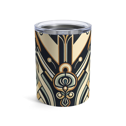 "Glamorous Nights: An Art Deco Cityscape" - The Alien Tumbler 10oz Art Deco