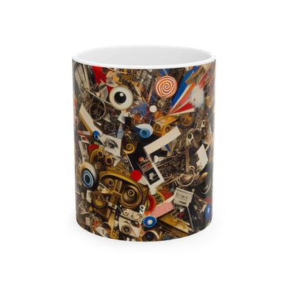 "Quirky Time Quack" - The Alien Ceramic Mug 11oz Dadaism