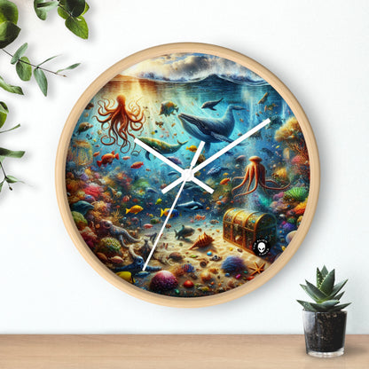 "Underwater Wonderland" - The Alien Wall Clock