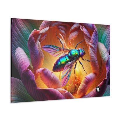 "The Beauty of Nature: A Hyperrealistic Insect Mosaic" - The Alien Canva Hyperrealism