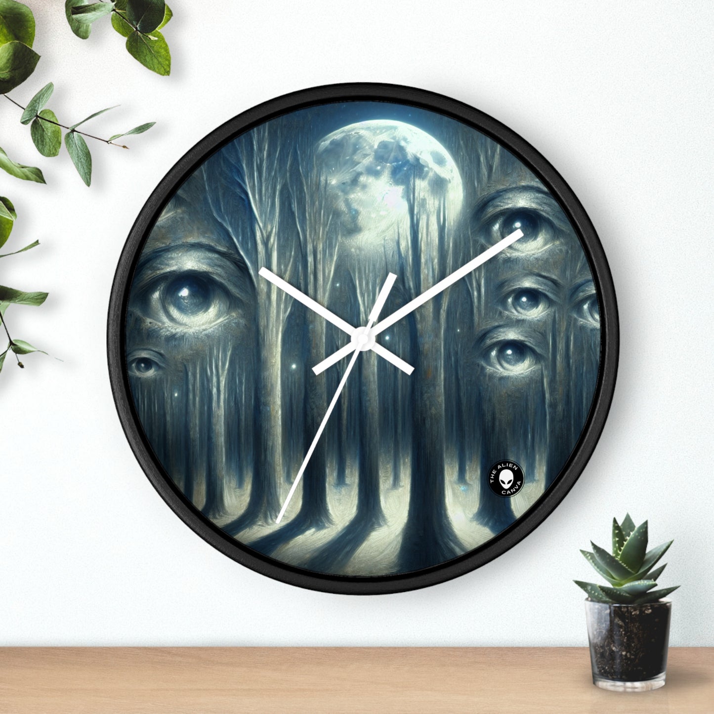 "The Watching Woods" - The Alien Wall Clock