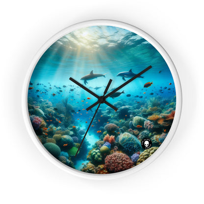 "Underwater Symphony" - The Alien Wall Clock