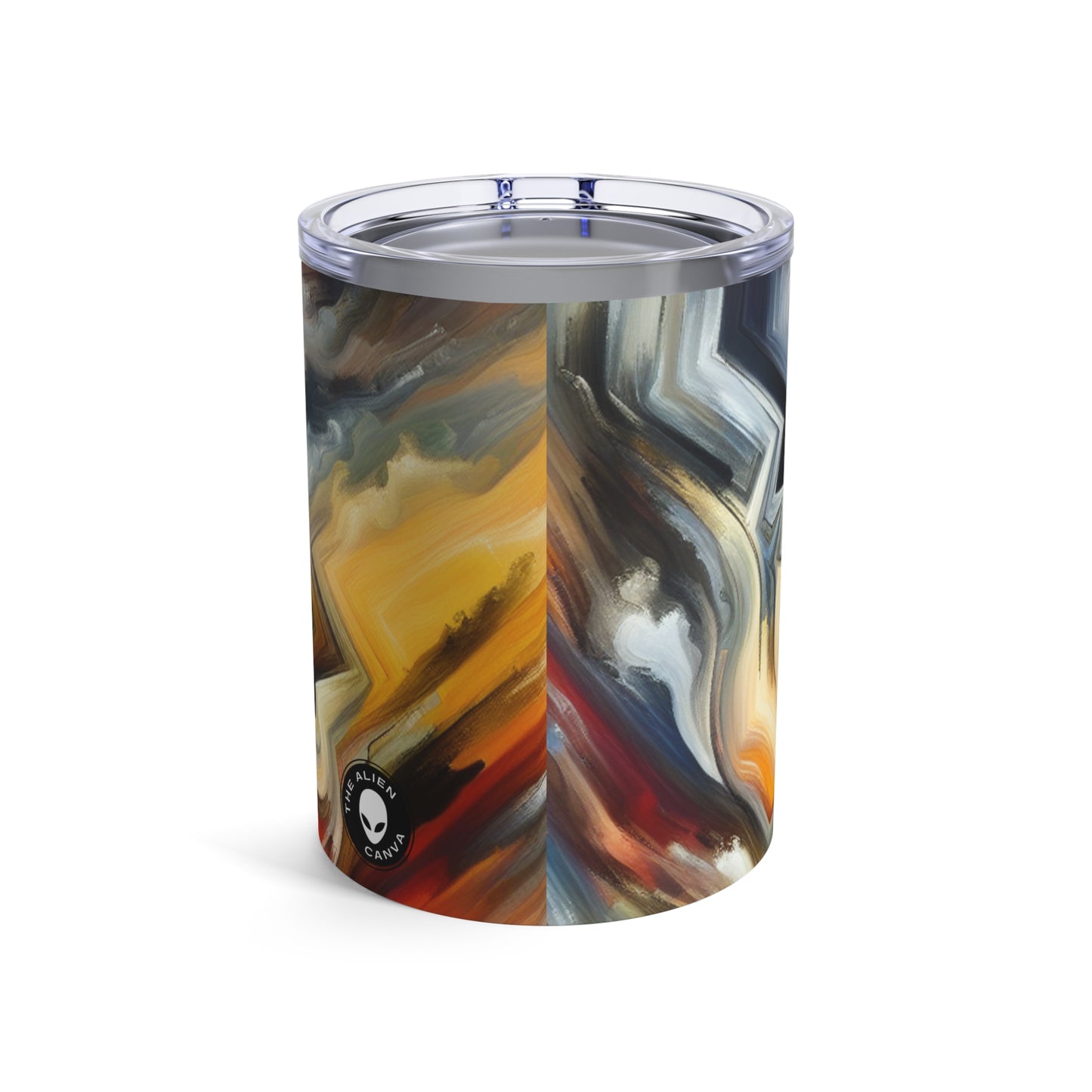 "Vivid Visions: An Expressionistic Journey into the Emotional Abyss" - The Alien Tumbler 10oz Expressionism