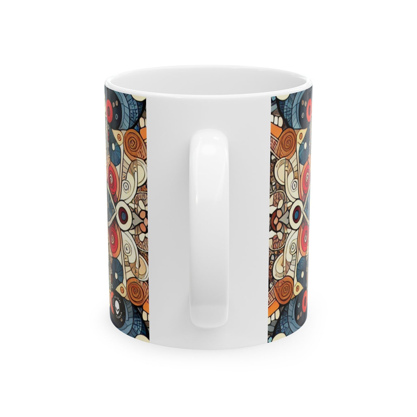 "Nature's Harmony: Floral Mandala Art" - La tasse en céramique Alien 11oz Pattern Art