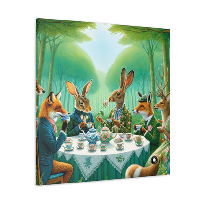 "Enchanted Tea in the Forest" - The Alien Canva