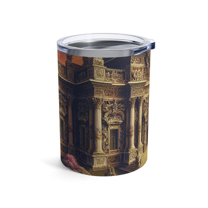 "Fantaisie et mystère : la mascarade enchantée dans la splendeur baroque" - The Alien Tumbler 10oz Baroque