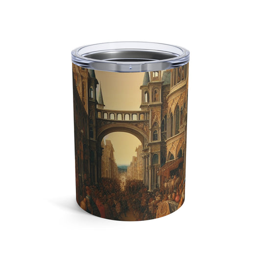 "Unity in Opulence: A Renaissance Banquet of Nations" - The Alien Tumbler 10oz Renaissance