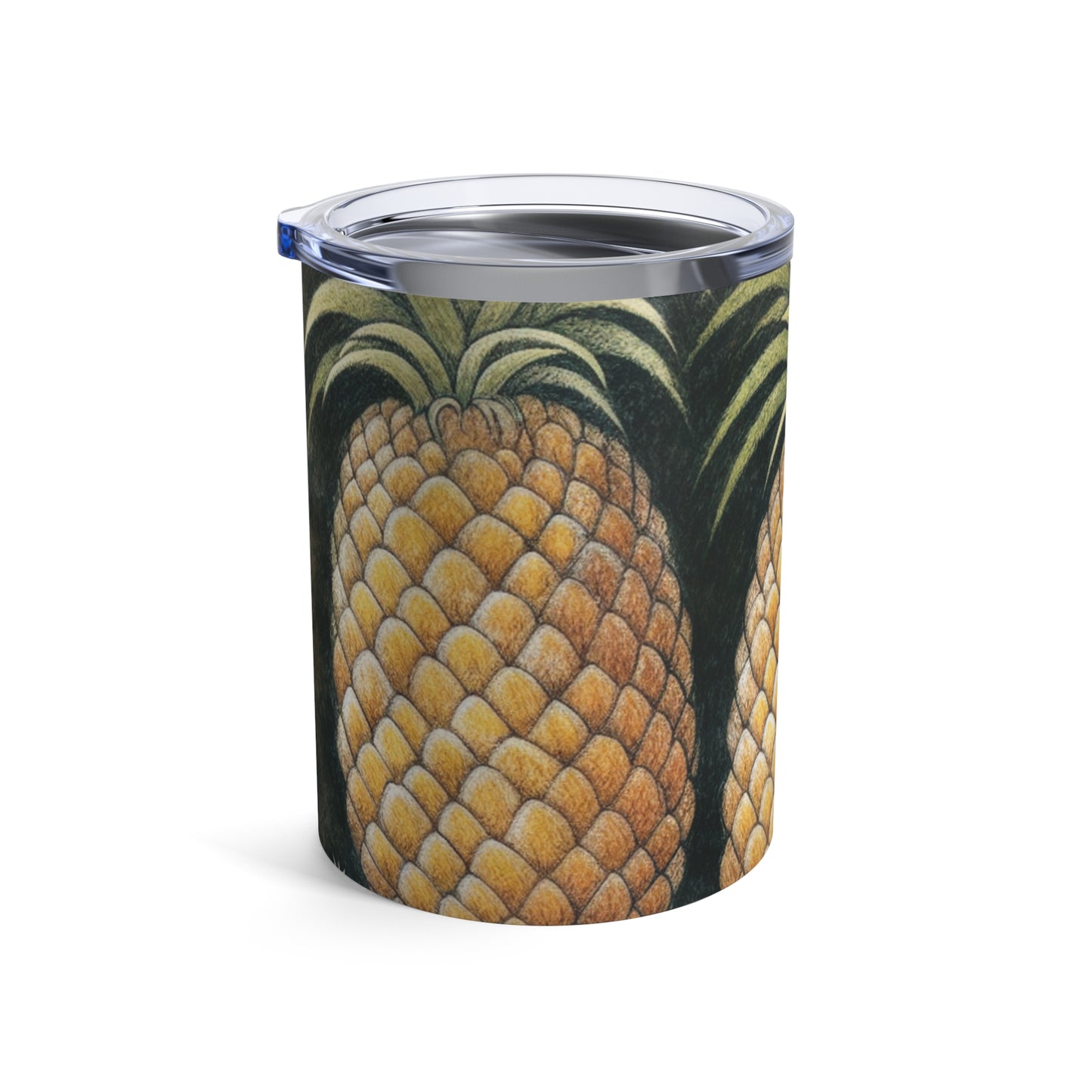 « Récolte d'ananas » - Le style de peinture rupestre Alien Tumbler 10oz