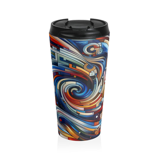 "Harmony in Motion: A Kinetic Exploration" - The Alien Stainless Steel Travel Mug Kinetic Art