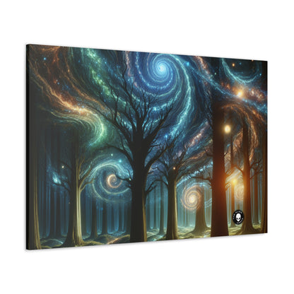 "Galactic Woods: A Celestial Dreamscape" - The Alien Canva