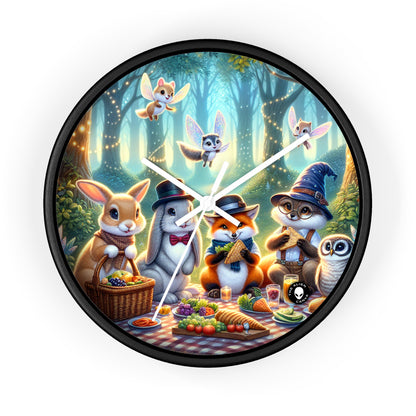 "Hats Off in the Enchanted Forest" - The Alien Wall Clock