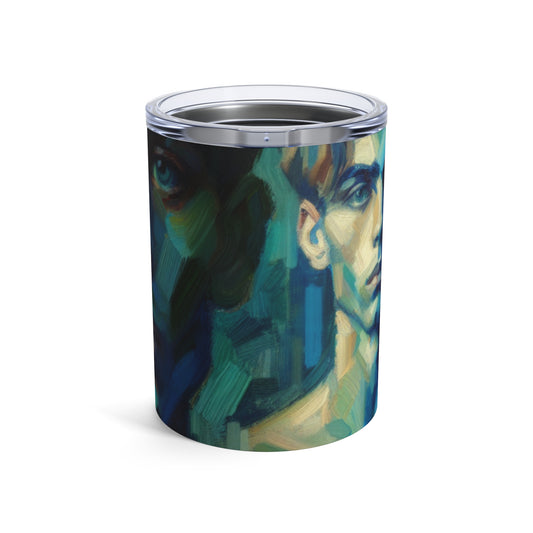 "Soothing Gaze" - The Alien Tumbler 10oz Expressionism Style