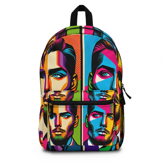 "Celebrity Pop Art Portrait" - The Alien Backpack Pop Art Style