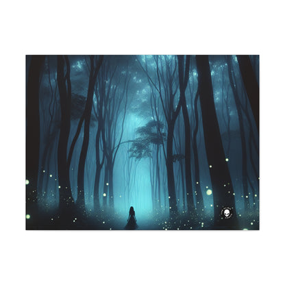 "Guided by Fireflies: A Forest's Secret Lightshow" - The Alien Canva