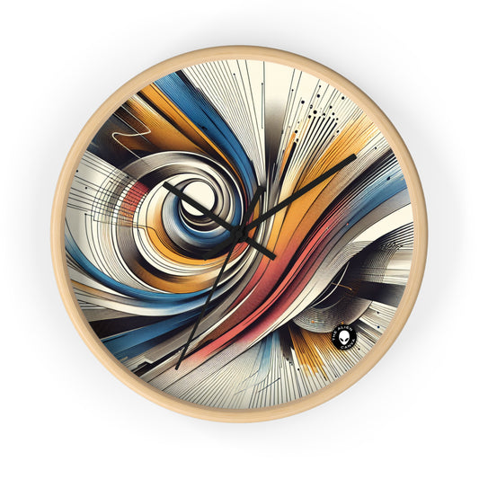 "Mechanical Harmony: A Kinetic Art Installation" - The Alien Wall Clock Kinetic Art