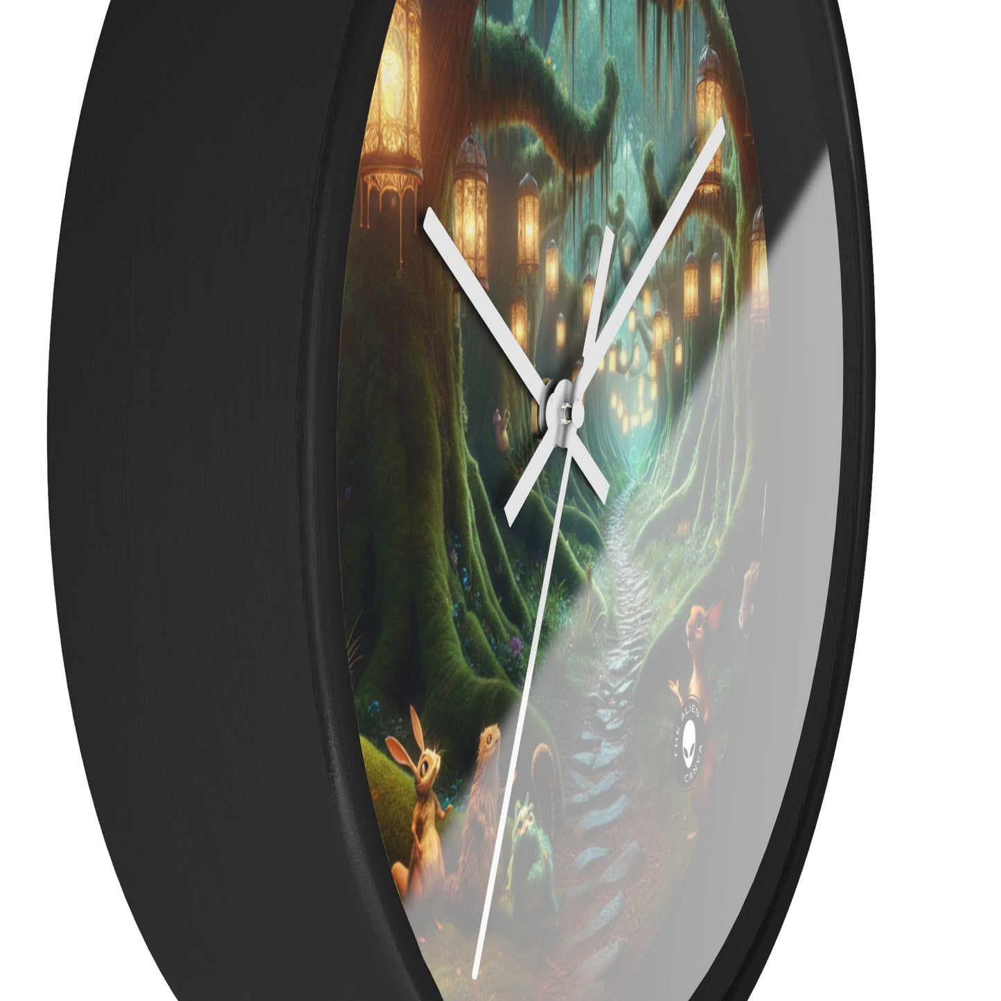 "Enchanted Forest Adventure" - The Alien Wall Clock