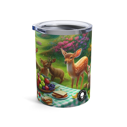 "Enchanted Forest Picnic: A Magical Gathering" - The Alien Tumbler 10oz