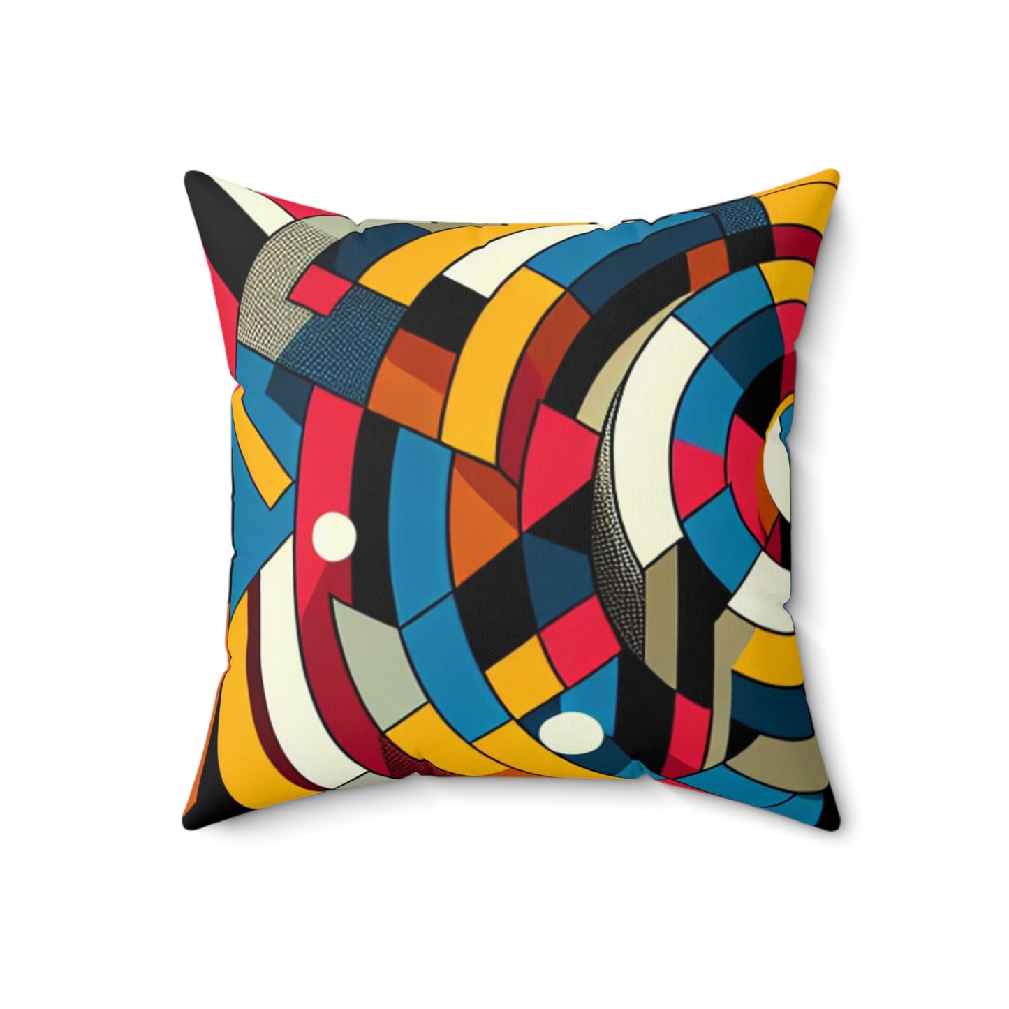 "Digital Revolution: A Constructivist Perspective"- The Alien Spun Polyester Square Pillow Constructivism