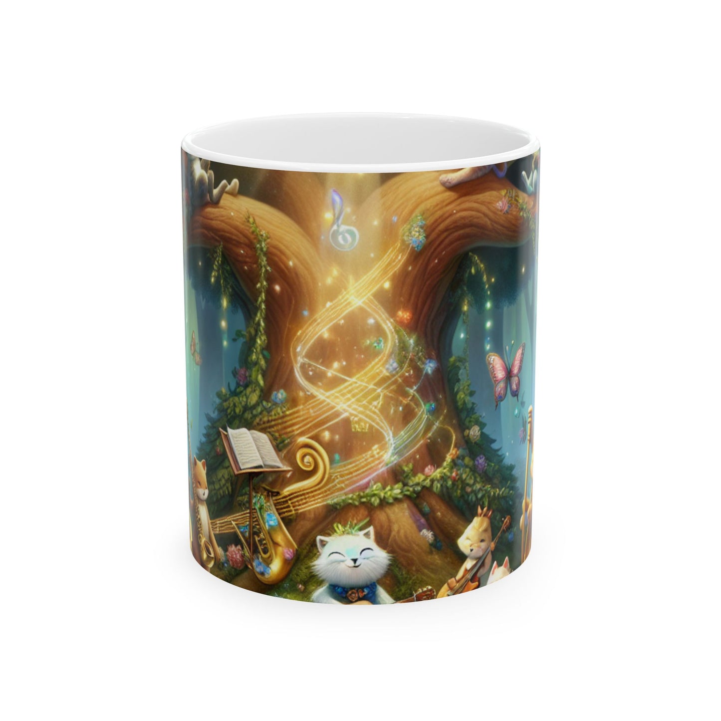 "Enchanted Forest Jam" - Tasse en céramique Alien 11oz